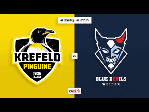 41. Spieltag DEL2 | Krefeld Pinguine vs. Blue Devils Weiden | Game Highlights