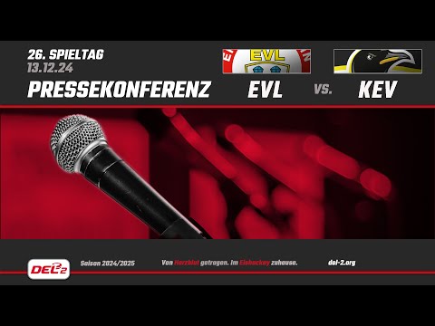 Pressekonferenz Spieltag 26: EV Landshut vs. Krefeld Pinguine