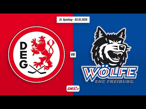 31. Spieltag DEL2 | Düsseldorfer EG vs. EHC Freiburg | Game Highlights