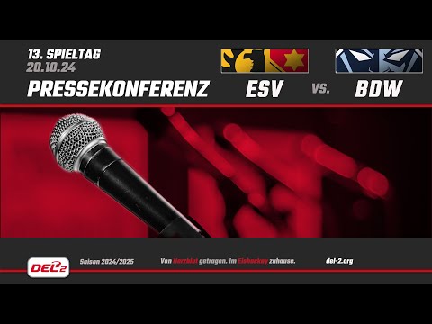Pressekonferenz Spieltag 13: ESV Kaufbeuren vs. Blue Devils Weiden