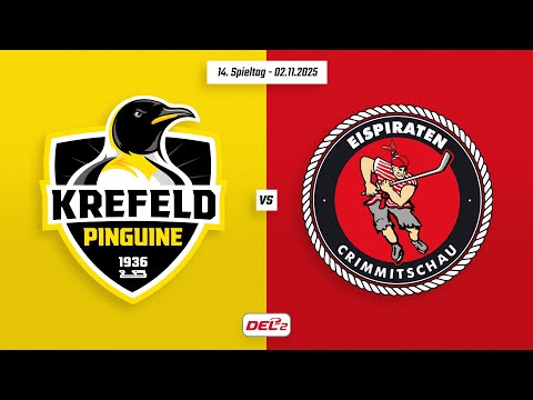 14. Spieltag DEL2 | Krefeld Pinguine vs. Eispiraten Crimmitschau | Game Highlights
