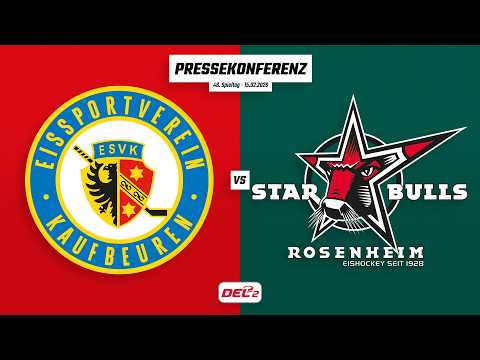 Pressekonferenz 46. Spieltag | ESV Kaufbeuren - Starbulls Rosenheim