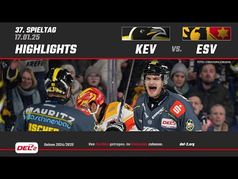 DEL2 Game Highlights Spieltag 37: Krefeld Pinguine vs. ESV Kaufbeuren