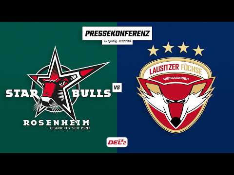 Pressekonferenz 45. Spieltag | Starbulls Rosenheim - Lausitzer Füchse