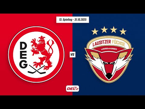 13. Spieltag DEL2 | Düsseldorfer EG vs. Lausitzer Füchse | Game Highlights