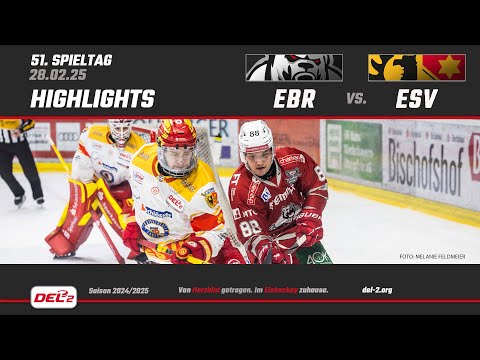 ​DEL2 Game Highlights Spieltag 51: Eisbären Regensburg vs. ESV Kaufbeuren