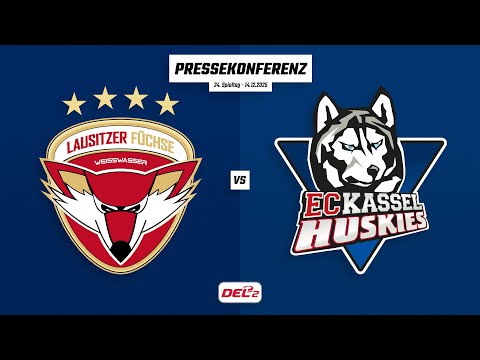 Pressekonferenz 24. Spieltag | Lausitzer Füchse - EC Kassel Huskies