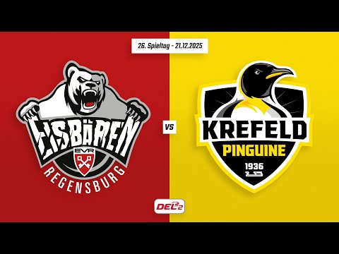 26. Spieltag DEL2 | Eisbären Regensburg vs. Krefeld Pinguine | Game Highlights