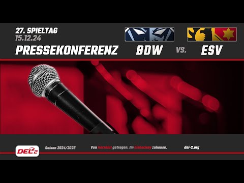 Pressekonferenz Spieltag 27: Blue Devils Weiden vs. ESV Kaufbeuren