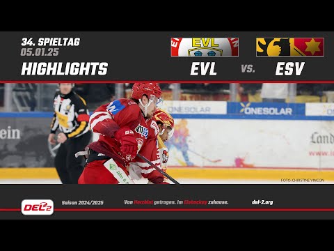 DEL2 Game Highlights Spieltag 34: EV Landshut vs. ESV Kaufbeuren