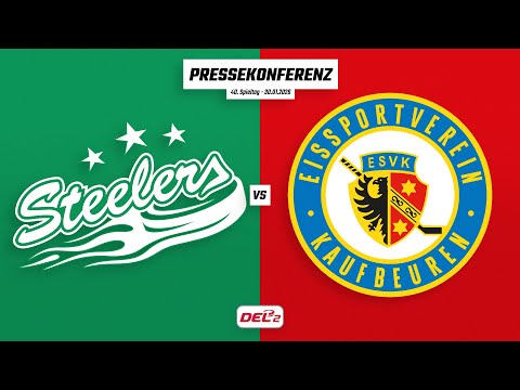Pressekonferenz 40. Spieltag | Bietigheim Steelers - ESV Kaufbeuren