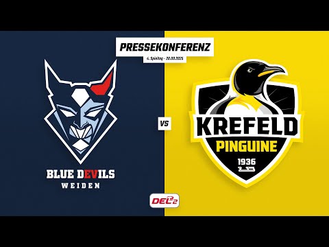 Pressekonferenz 4. Spieltag | Blue Devils Weiden - Krefeld Pinguine