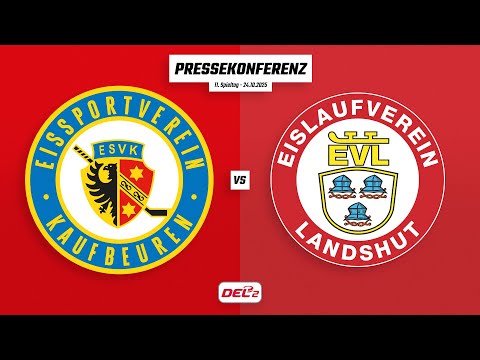 Pressekonferenz 11. Spieltag | ESV Kaufbeuren - EV Landshut