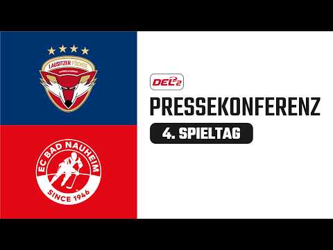 Pressekonferenz 4. Spieltag | Lausitzer Füchse vs. EC Bad Nauheim | DEL2 Saison 2026/27