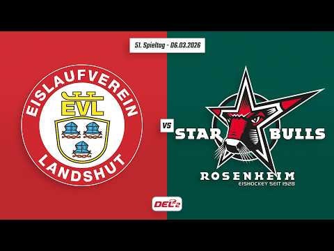 51. Spieltag DEL2 | EV Landshut vs. Starbulls Rosenheim | Game Highlights