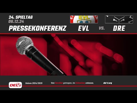 Pressekonferenz Spieltag 24: EV Landshut vs. Dresdner Eislöwen