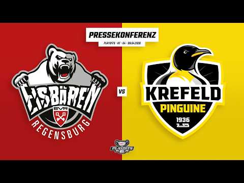 Pressekonferenz DEL2 Playoffs | Halbfinale | Eisbären Regensburg - Krefeld Pinguine