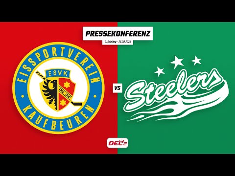 Pressekonferenz 3. Spieltag | ESV Kaufbeuren - Bietigheim Steelers