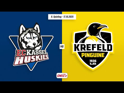 9. Spieltag DEL2 | EC Kassel Huskies vs. Krefeld Pinguine | Game Highlights