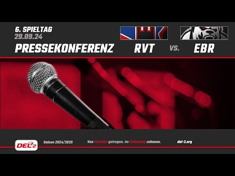Pressekonferenz Spieltag 6: Ravensburg Towerstars vs. Eisbären Regensburg
