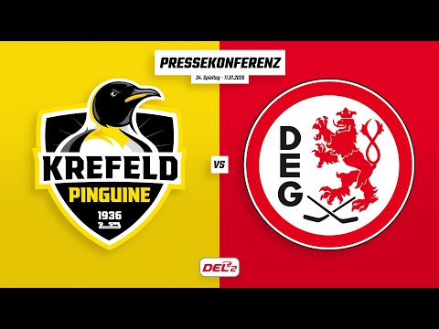Pressekonferenz 34. Spieltag | Krefeld Pinguine gegen Düsseldorfer EG