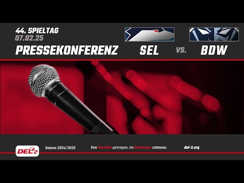 DEL2 Pressekonferenz Spieltag 44: Selber Wölfe vs. Blue Devils Weiden