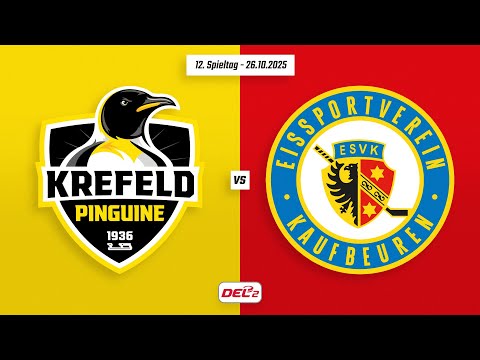 12. Spieltag DEL2 | Krefeld Pinguine vs. ESV Kaufbeuren | Game Highlights
