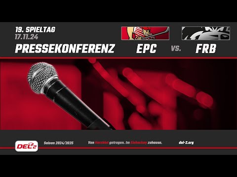 Pressekonferenz Spieltag 19:  Eispiraten Crimmitschau vs. EHC Freiburg