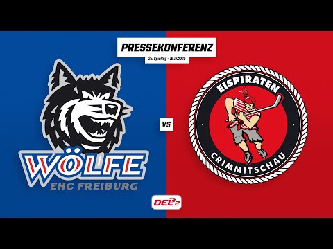 Pressekonferenz 25. Spieltag | EHC Freiburg - Eispiraten Crimmitschau
