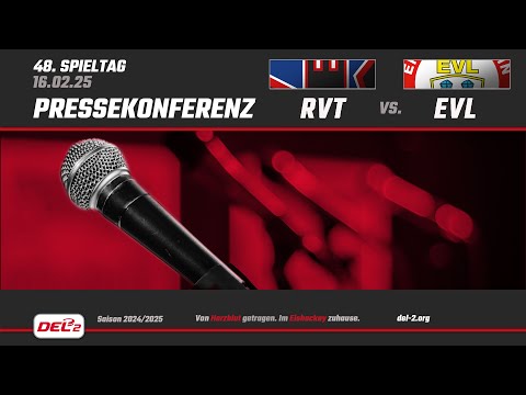 DEL2 Pressekonferenz Spieltag 48: Ravensburg Towerstars vs. EV Landshut