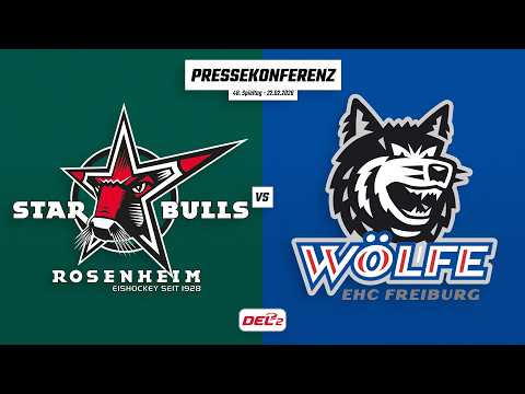 Pressekonferenz 48. Spieltag | Starbulls Rosenheim - EHC Freiburg