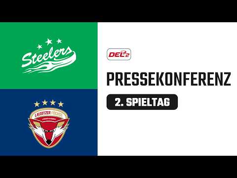 Pressekonferenz 2. Spieltag | Bietigheim Steelers vs. Lausitzer Füchse | DEL2 Saison 2026/27