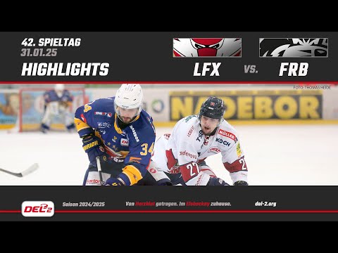 DEL2 Game Highlights Spieltag 42: Lausitzer Füchse vs. EHC Freiburg