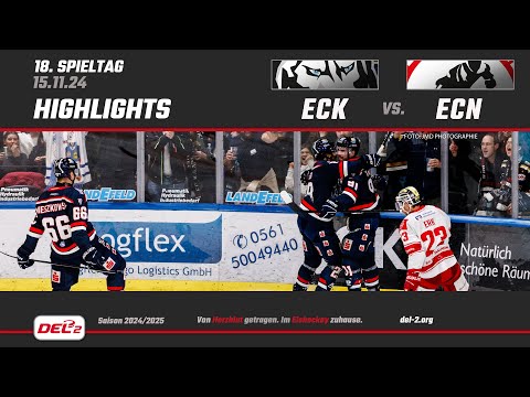 Game Highlights Spieltag 18: EC Kassel Huskies vs. EC Bad Nauheim