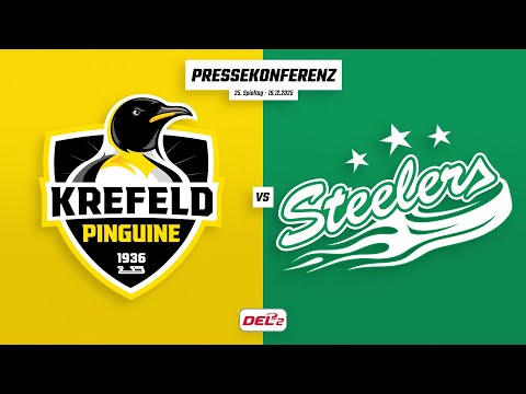 Pressekonferenz 25. Spieltag | Krefeld Pinguine - Bietigheim Steelers