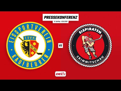 Pressekonferenz 31. Spieltag | ESV Kaufbeuren gegen Eispiraten Crimmitschau