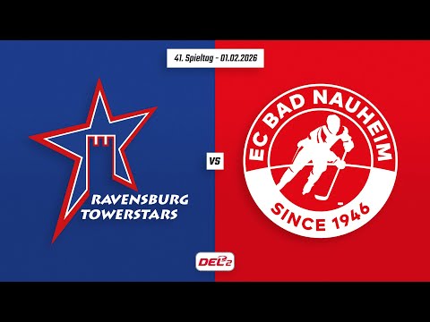 41. Spieltag DEL2 | Ravensburg Towerstars vs. EC Bad Nauheim | Game Highlights