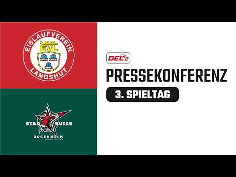 Pressekonferenz 3. Spieltag | EV Landshut vs. Starbulls Rosenheim | DEL2 Saison 2026/27