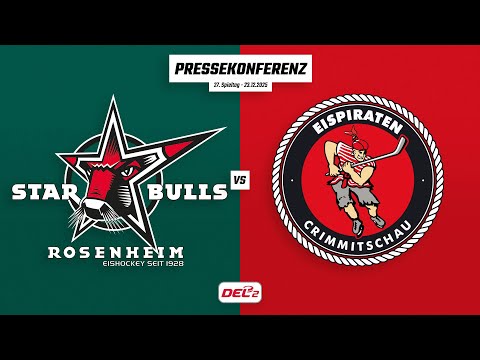 Pressekonferenz 27. Spieltag | Starbulls Rosenheim - Eispiraten Crimmitschau