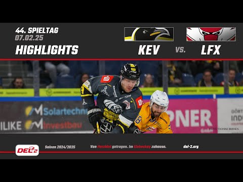 DEL2 Game Highlights Spieltag 44: Krefeld Pinguine vs. Lausitzer Füchse