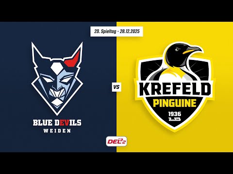29. Spieltag DEL2 | Blue Devils Weiden vs. Krefeld Pinguine | Game Highlights