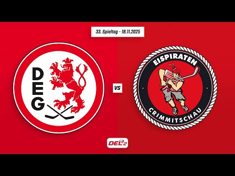 33. Spieltag DEL2 | Düsseldorfer EG vs. Eispiraten Crimmitschau | Game Highlights