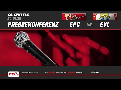 DEL2 Pressekonferenz Spieltag 40: Eispiraten Crimmitschau vs. EV Landshut