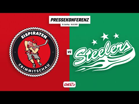 Pressekonferenz 35. Spieltag | Eispiraten Crimmitschau - Bietigheim Steelers