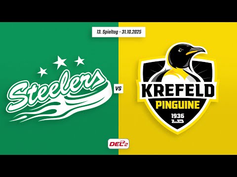 13. Spieltag DEL2 | Bietigheim Steelers vs. Krefeld Pinguine | Game Highlights