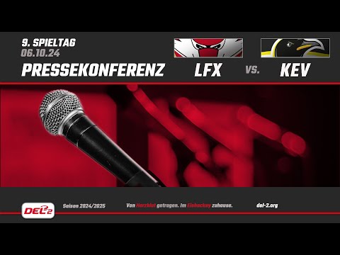Pressekonferenz Spieltag 9: Lausitzer Füchse vs. Krefeld Pinguine