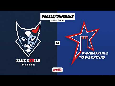 Pressekonferenz 51. Spieltag | Blue Devils Weiden - Ravensburg Towerstars