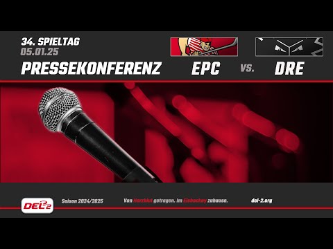 DEL2 Pressekonferenz Spieltag 34: Eispiraten Crimmitschau vs. Dresdner Eislöwen