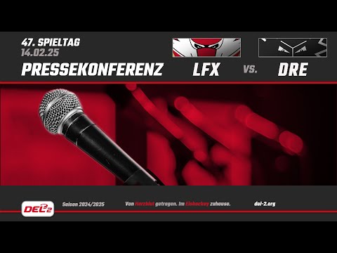 DEL2 Pressekonferenz Spieltag 47: Lausitzer Füchse vs. Dresdner Eislöwen