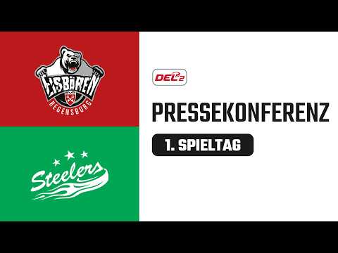 Pressekonferenz 1. Spieltag | Eisbären Regensburg vs. Bietigheim Steelers | DEL2 Saison 2026/27